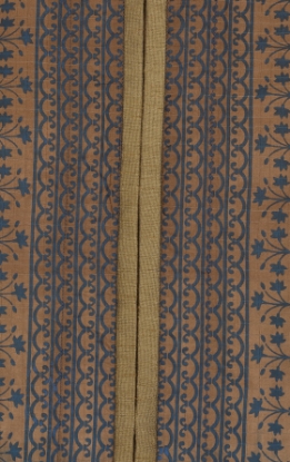 Picture of Brown Tie-Dyed and Erri Embroidered Silk-Cotton Panjabi