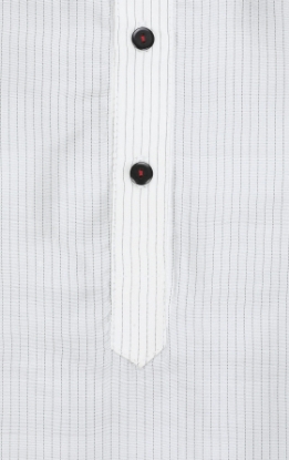 Picture of White Embroidered Silk Panjabi Pajama Set