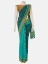 Picture of Green Printed and Embroidered Half Silk Jamdani Saree
