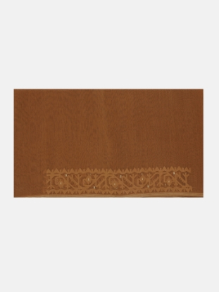 Picture of Brown Half Silk Jamdani Saree