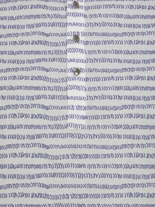 Picture of White Printed Cotton Slim Fit Short Kurta