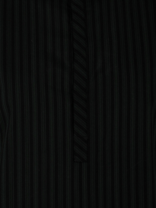 Picture of Black Cotton Slim Fit Short Kurta