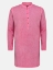 Picture of Pink Waxed Cotton Slim Fit Short Kurta