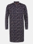 Picture of Midnight Blue Cotton Slim Fit Short Kurta