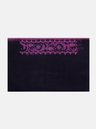 Picture of Deep Purple Half Silk Jamdani Saree