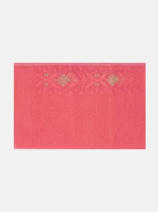 Picture of Light Pink Half Silk Jamdani Saree