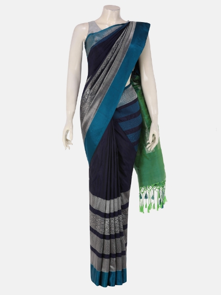 Picture of Midnight Blue Mirpur Katan Saree