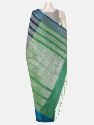 Picture of Midnight Blue Mirpur Katan Saree