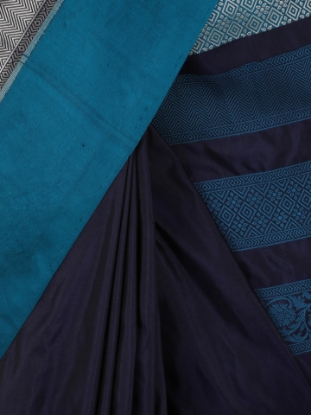 Picture of Midnight Blue Mirpur Katan Saree