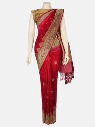 Picture of Red Mirpur Katan Saree