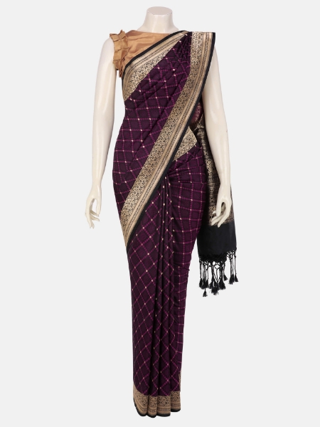 Picture of Purple Mirpur Katan Saree