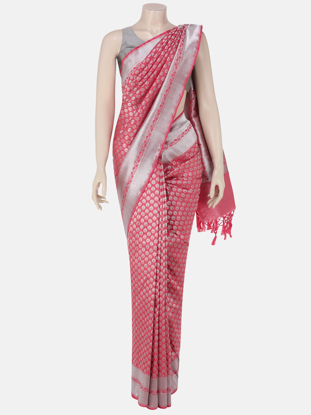 Picture of Punch Pink Mirpur Katan Saree