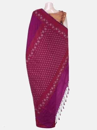 Picture of Plum Mirpur Katan Saree