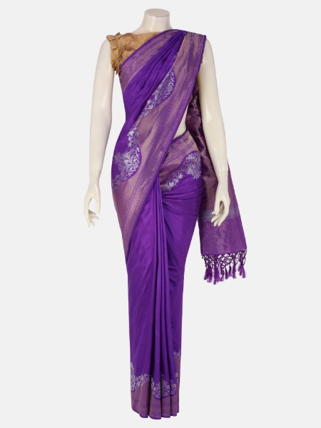 Picture of Deep Purple Mirpur Katan Saree