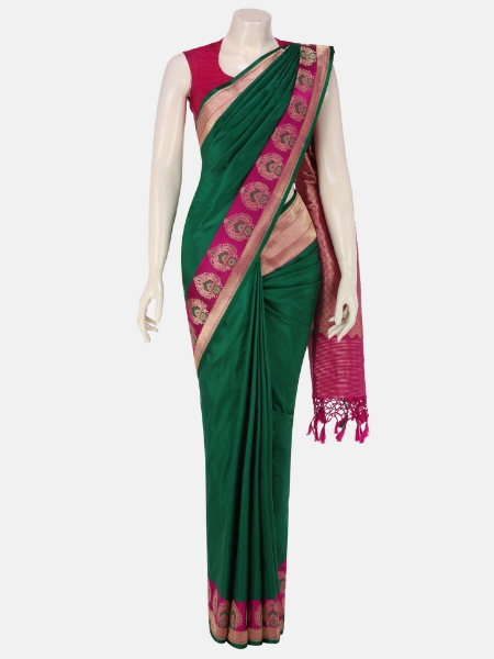 Picture of Green Mirpur Katan Saree