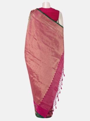 Picture of Green Mirpur Katan Saree