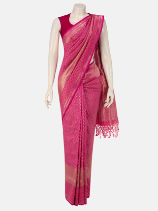 Picture of Magenta Dual Tone Mirpur Katan Saree