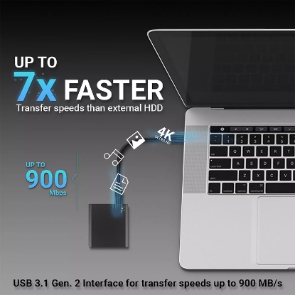 Picture of PNY Pro Elite 500GB USB 3.1 Gen 2 Type-C Portable Solid State Drive