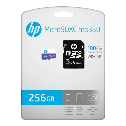 Picture of HP mx330 Class 10 U3 microSDXC Flash Memory Card Select Size