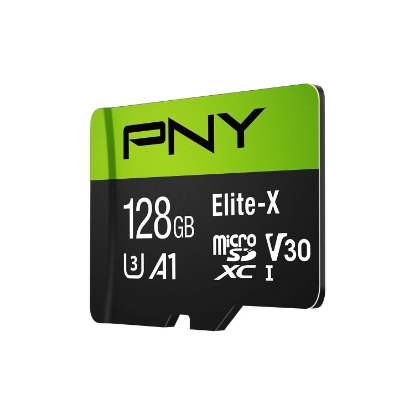 Picture of PNY Elite-X Class 10 U3 V30 microSDXC Flash Memory Card Select Size