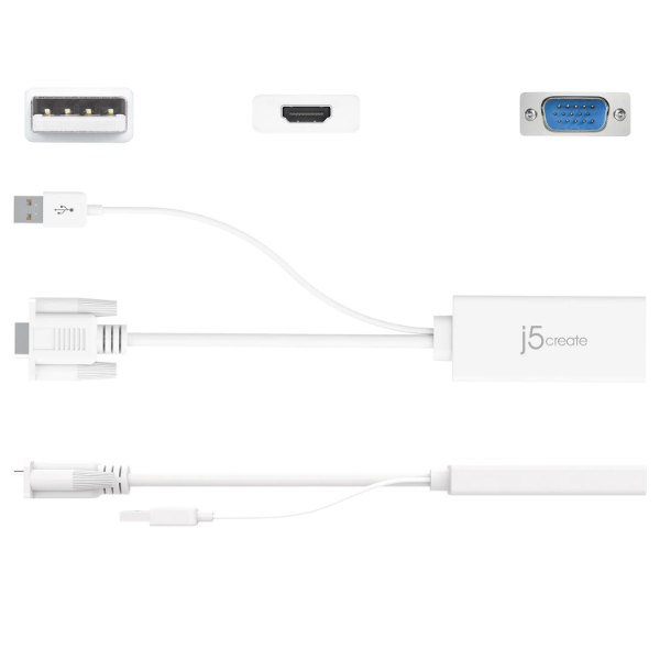 Picture of j5create JDA204 VGA to HDMI Video Audio Adapter