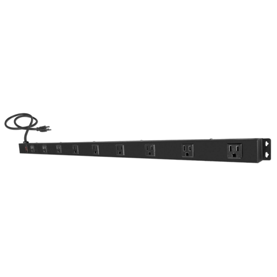 Picture of QVS 9 or 12 Outlet Surge Protector Wallmount PowerBar