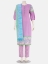 Light Purple Printed and Embroidered Viscose-Cotton Shalwar Kameez Set