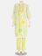 Pale Yellow Printed and Embroidered Viscose Shalwar Kameez Set