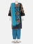 Black Wax Dyed and Embroidered Cotton Shalwar Kameez Set