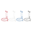 Picture of iHome Wired Earbuds 4-Pack Bundle