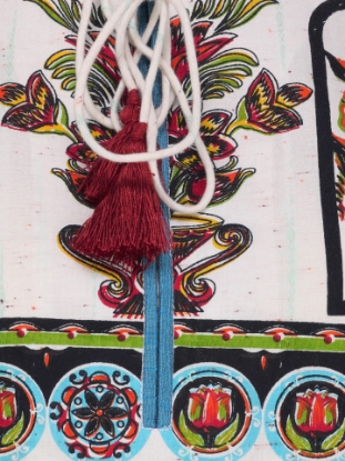 White Printed Handloom Cotton Shalwar Kameez Set