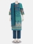 Mint Green Printed and Embroidered Viscose-Cotton Shalwar Kameez Set