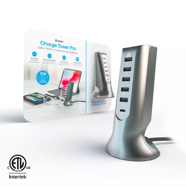Picture of Atomi Charge Tower Pro w/ 18W Power Delivery