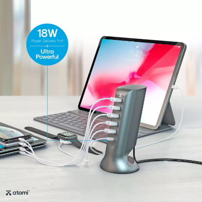 Picture of Atomi Charge Tower Pro w/ 18W Power Delivery