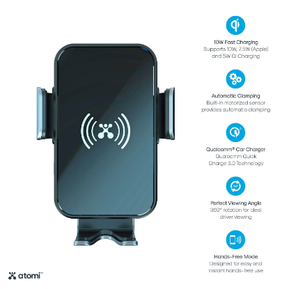 Picture of Atomi Qi Wireless Car Charger