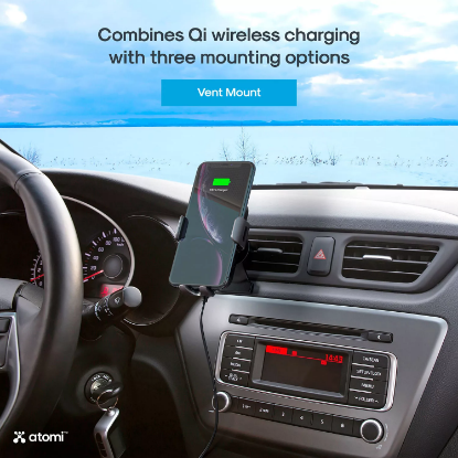 Picture of Atomi Qi Wireless Car Charger