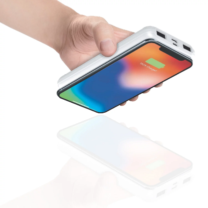 Picture of Tech Squared Portable Wireless Charger 10K mAh Powerbank with Qi Wireless Charging (2pk)