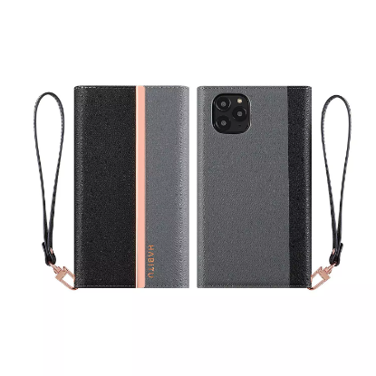 Picture of HABITU iPhone 11 Pro Max - Eris Tri-Fold Wallet Case - Vegan Leather 2-in-1 Magnetic Folio with Removable Case & Card Pockets (Choose Color)