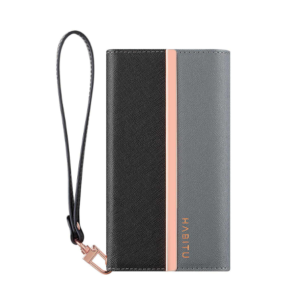 Picture of HABITU iPhone X/XS - Eris Tri-Fold Wallet Case - Vegan Leather 2-in-1 Magnetic Folio with Removable Case & Card Pockets (Choose Color)