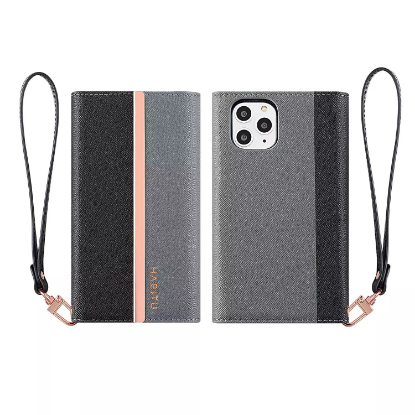 Picture of HABITU iPhone X/XS - Eris Tri-Fold Wallet Case - Vegan Leather 2-in-1 Magnetic Folio with Removable Case & Card Pockets (Choose Color)