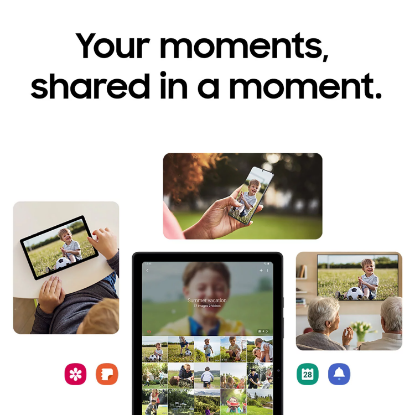 Picture of Samsung Galaxy Tab A7 10.4" 64GB with Wi-Fi + 64GB microSD Memory Card (Gray)