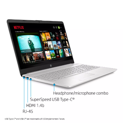 Picture of HP - 15.6" HD Laptop - 11th Generation Core i3-1115G4 - 4GB RAM - 256GB SSD -Backlit Keyboard with Numeric Keypad - 2 Year Warranty Care Pack - Windows 10