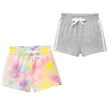 Btween Girl's Tie Front 2pk Short Set