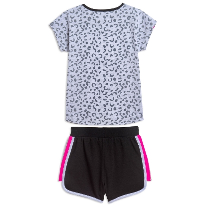 Licensed Girl’s 2PC Reversible Sequin Tee and Short Set