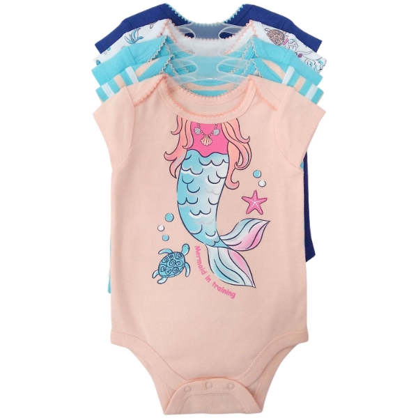 Member's Mark Girls' 5pk Bodysuit