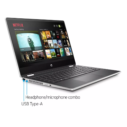 Picture of HP - Pavilion x360 - 14" Full HD Touchscreen 2-in-1 Laptop - 10th Gen Intel Core i5 Processor - 8GB Memory - 512GB Solid State Drive - Backlit Keyboard - 2 Year Warranty Care Pack - Windows 10 Home