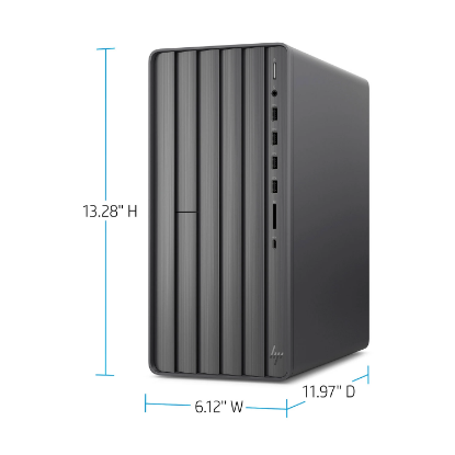 Picture of HP - ENVY - 32" Desktop Bundle - 10th Gen Intel Core i7 - 8GB RAM + 16GB Intel Optane Memory - 1TB HDD - USB Black Wired Keyboard and Mouse Combo - 2 Year Warranty Care Pack - Windows 10 Home