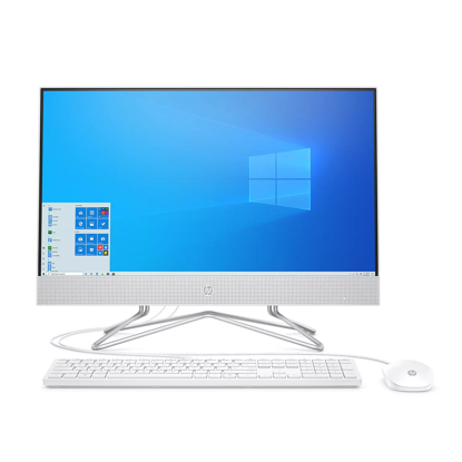 Picture of HP - 23.8" All-in-One Desktop - AMD Ryzen 3 3250U Processor - 8GB Memory - 1TB Hard Drive - USB White Wired Keyboard and Mouse Combo - HP Privacy Camera - 2 Year Warranty Care Pack - Windows 10 Home