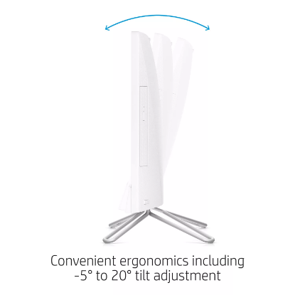 Picture of HP - 23.8" All-in-One Desktop - AMD Ryzen 3 3250U Processor - 8GB Memory - 1TB Hard Drive - USB White Wired Keyboard and Mouse Combo - HP Privacy Camera - 2 Year Warranty Care Pack - Windows 10 Home