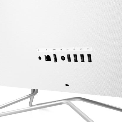 Picture of HP - 23.8" All-in-One Desktop - AMD Ryzen 3 3250U Processor - 8GB Memory - 1TB Hard Drive - USB White Wired Keyboard and Mouse Combo - HP Privacy Camera - 2 Year Warranty Care Pack - Windows 10 Home